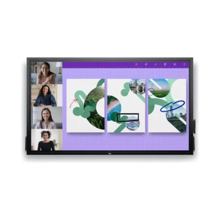 Dell P7524QT 75″ 4K UHD Interactive Touch Monitor – Multi-Touch, USB Hub, Built-in Speakers, Anti-Glare Display
